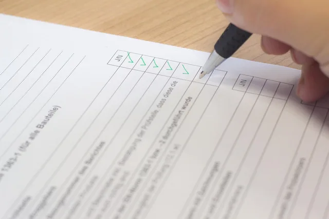 checklist, list, ticked off, hook, mark with a cross, check mark, standard, scaling, yes, done, certification, check, checklist, checklist, checklist, checklist, checklist, list. A marketplace software quality checklist with evidence IDs and an exit test